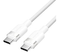 Cable usb 2.0 tipo-c 3a vention trdwh/ usb tipo-c macho - usb tipo-c macho/ hasta 60w/ 480mbps/ 2m/ blanco