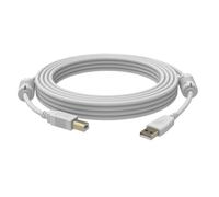 Cable USB Vision 5 m USB 2.0 A a B Macho/Macho Blanco