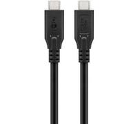 Cable USB4 Gen 3x2, conector USB-C > conector USB-C, 40Gbit/s negro