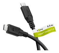 Goobay 74190 cable usb usb4 gen 2x2 0,5 m usb c negro