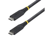 StarTech Cable USB4 1m USB-C - Tipo C - Certificado USB-IF DP 2.1 - Compatible con Thunderbolt 4 40Gb - 8K60Hz/4K240Hz - 240W - Negro