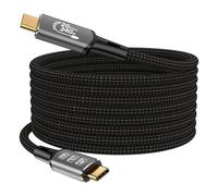 Cable USBC, cable Thunderbolt, 240 W, cable de carga 20 Gbps, cable de datos 4K @ 60 Hz 2K120Hz HDR, PD3.1, USB C a USB C, para hub, Dock MacBook, M1 M2, M3, Mac Studio SSD, ordenadores