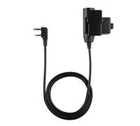 Cable UT PTT, Adaptador Militar Versión móvil Tipo U94 Reducción de Ruido Auriculares PTT para Radio de 2 Pines BAOFENG UV5R de 2 vías, TYT F8, MML UV100.