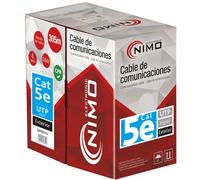 Cable utp cat5e exterior cca negro (305m)