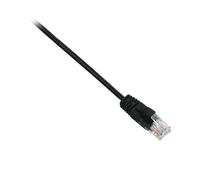 Cable V7 negro Cat6 no blindado (UTP) con conector RJ45 macho a RJ45 macho 10m
