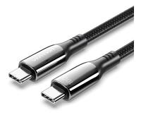 Cable Vention CTKBH USB-C a USB-C 2.0 5A 100W 2m Trenzado algodón Negro