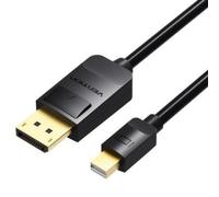 Cable Conversor Vention HAABI/ Mini DisplayPort Macho - DisplayPort Macho/ 3m/ Negro