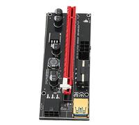 Cable Vertical, 4 Condensadores FP, Hebilla Fija PCIE, Elevador para el Hogar Y la Oficina para Mejorar la Fuente de Alimentación