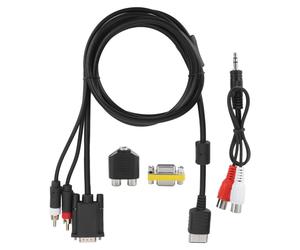 Cable VGA AV Sega Dreamcast Transmisión de señal de streaming estéreo Espacio libre completo Antideslizante Diseño de alta fidelidad de blindaje