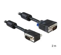 Cable VGA DELOCK SVGA 2 m macho a macho negro alta calidad