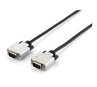 Cable VGA Equip 20 m Macho-Macho Negro Plata
