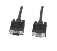 Cable lanberg vga macho hembra ferrita negro 3 m