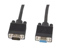 Cable VGA Macho a Hembra de 3 m con Núcleos de Ferrita - Negro