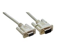 Cable VGA MCL HD15 Macho/Hembra 2 m Gris