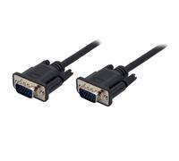 Cable VGA MCL SVGA HD15 Macho a Macho 3 m Negro