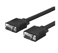 Cable VGA - Microconnect - HD-15 (M) - HD-15 (M) - 15 m - negro