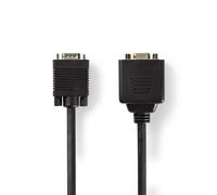 Cable VGA NEDIS CCGP59120BK02 0,2 m macho a 2 hembra negro