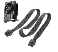 Cable VGA para tarjeta gráfica - Conector de alimentación de 8 pines PCIe con línea plana 8P a 6 + 2P | Cable gráfico VGA para tarjeta de vídeo , cable de alimentación PCIe compatible