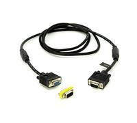 Cable SVGA D-Sub15 3m con Adaptador Macho a Macho - Alta Calidad y Anti Interferencias