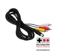 Cable Video ALTA CALIDAD AV RCA componentes para consolas Sega Saturn