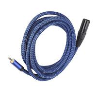 Cable XLR a 1/8 Pulgadas, Cable de Micrófono Duradero 24AWG Buen Rendimiento Flexible para Actuaciones en Vivo para Estudio para Amantes de la Música(JD6045-3 metros)