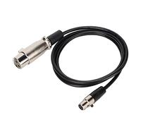 Cable XLR, Cable de Micrófono Sonido Puro sin Ruido 3,3 Pies XLR Hembra a Mini XLR Hembra para K240S para K171