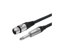 Cable XLR F a Mono Jack 6.35mm - VIVOLINK - 3 metros - Negro - Conector fiable - Audio claro