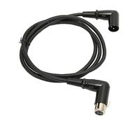 Cable XLR Macho a Hembra, Cable de Micrófono Macho a Hembra, Cable XLR de 3 Pines, Bajo Ruido, Cobre Puro Chapado en Plata, Pasadores XLR para Micrófonos, Luces de Escenario, Placas de Mezcla