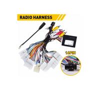 Cableado de alimentación para autorradio, adaptador para modelos Toyota con fácil instalación Plug and Play, no compatible con amplificadores JBL,