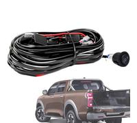 Cableado de luces todoterreno, relé de fusible para barra de luz LED | Kit de cableado para automóvil - Juego de cableado de faros antiniebla automático