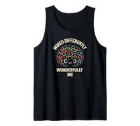 Cableado de Manera Diferente Wonderfully Me Kawaii Brain Design Camiseta sin Mangas