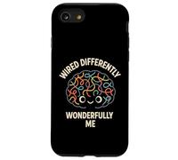 Cableado de Manera Diferente Wonderfully Me Kawaii Brain Design Carcasa para iPhone SE (2020) / 7/8
