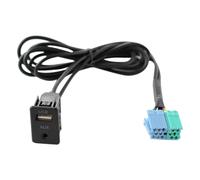 Cableado del cable adaptador de puerto USB AUX de extensión de radio
