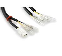 Cableado Puig para instalación original luz de matrícula Kawasaki Negro
