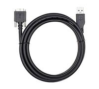 Cablecc 120cm USB 3.0 A Tipo Cable Macho a Micro USB 3.0 B Macho con Montaje Panel Tornillos para Disco Duro Teléfono Móvil