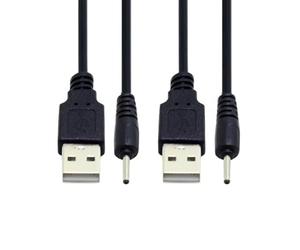 Cablecc 2 unids/lote 150 cm 24AWG USB 2.0 macho tipo A a 5V DC 2.0x0.7mm DC Cable de alimentación de enchufe redondo