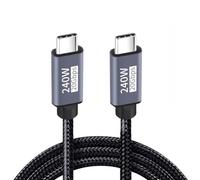 cablecc 20Gbit/s 240W cable magnético USB 3.2, USB-C 8K 5K 4K USB4.0 Hyper Super Coiled Type-C Cable de carga rápida 2 m