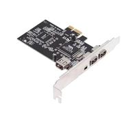 cablecc 400Mbps PCI-E 1X 4X 16X auf 4 Ports Firewire 400 Capture Card IEEE 1394a PCI Express Card 6Pin and 4Pin IEEE-1394 Adapter