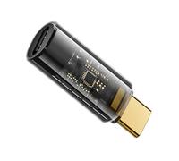 cablecc 40Gbps USB4 240W Tipo-C Smart LED Display Adaptador de extensión macho a hembra USB4.0 Probador de monitoreo de voltaje de corriente Detector