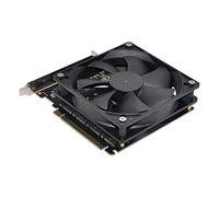 Cablecc 4X NVME M.2 AHCI a PCI-E Express 3.0 Gen3 X16 Tarjeta Raid con Ventilador VROC Raid0 Hyper Adapter