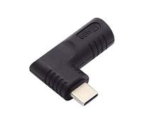 cablecc 7.4x5.0mm Entrada DC Jack a Tipo-C USB-C Enchufe de alimentación Carga en ángulo Adaptador de 90 Grados para teléfono portátil