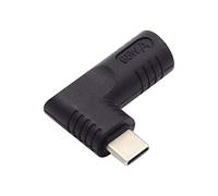 cablecc 7.9x5.4mm Entrada DC Jack a Tipo-C USB-C Enchufe de alimentación Carga en ángulo Adaptador de 90 Grados para teléfono portátil