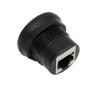 cablecc Adaptador de extensión de conexión de red RJ45 a CAT5E UTP STP, acoplador, montaje en panel de coche, diseño impermeable