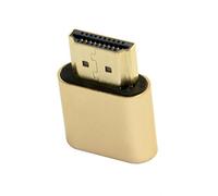 cablecc Adaptador de pantalla virtual HDMI 1.4 DDC EDID enchufe ficticio emulador de pantalla fantasma sin cabeza 1920x1080p@60Hz