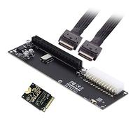 cablecc Adaptador PCI-E 3.0 M.2 M-Key a Oculink SFF-8611 SFF-8612 para tarjeta gráfica externa GPD Win Max2 y SSD