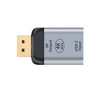 Cablecc Adaptador USB-C tipo C hembra a 4K 60Hz 1080p Displayport DP Sink HDTV adaptador para tableta, teléfono y portátil