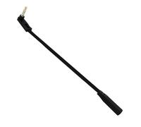 cablecc Cable auxiliar de audio estéreo de 3,5 mm, 4 polos, ultra delgado, plano, macho a hembra, 90 grados, ángulo recto, 15 cm