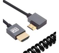 cablecc Cable de 100 cm para HDTV, ordenador, monitor de portátil, 8 K, 60 Hz, Mini HDMI 2.1 macho a HDMI macho a HDMI macho
