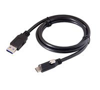 Cablecc Cable de datos USB 3.1 tipo C a USB 3.0 estándar de 1,2 m con tornillo de montaje en panel