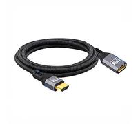 cablecc Cable de extensión HDMI 2.1 macho a hembra 8K 60Hz 4K 120Hz 48Gbs con audio 3D HDMI-Ultra-HD Compatibilidad 30cm